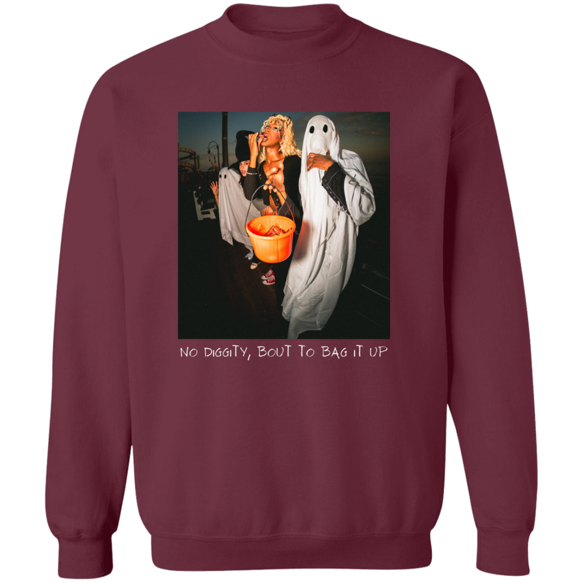 No Diggity Halloween Pullover Sweatshirt