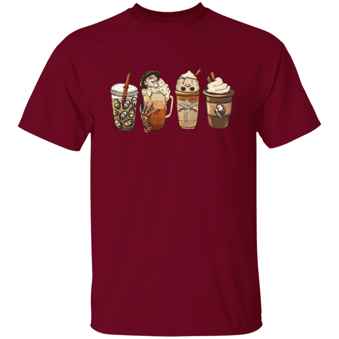 Monster Coffee Halloween T-Shirt