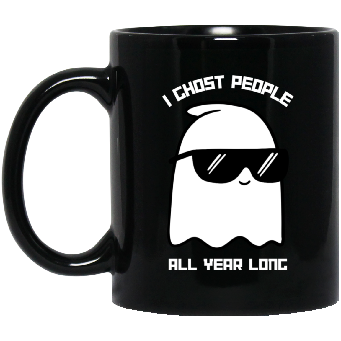 I Ghost People Halloween Mug
