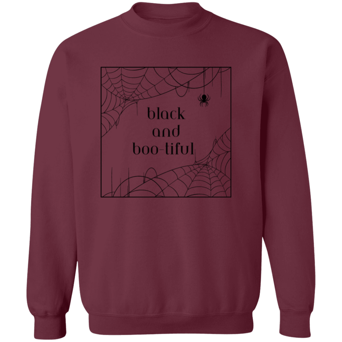 Black & Bootiful Halloween Pullover Sweatshirt