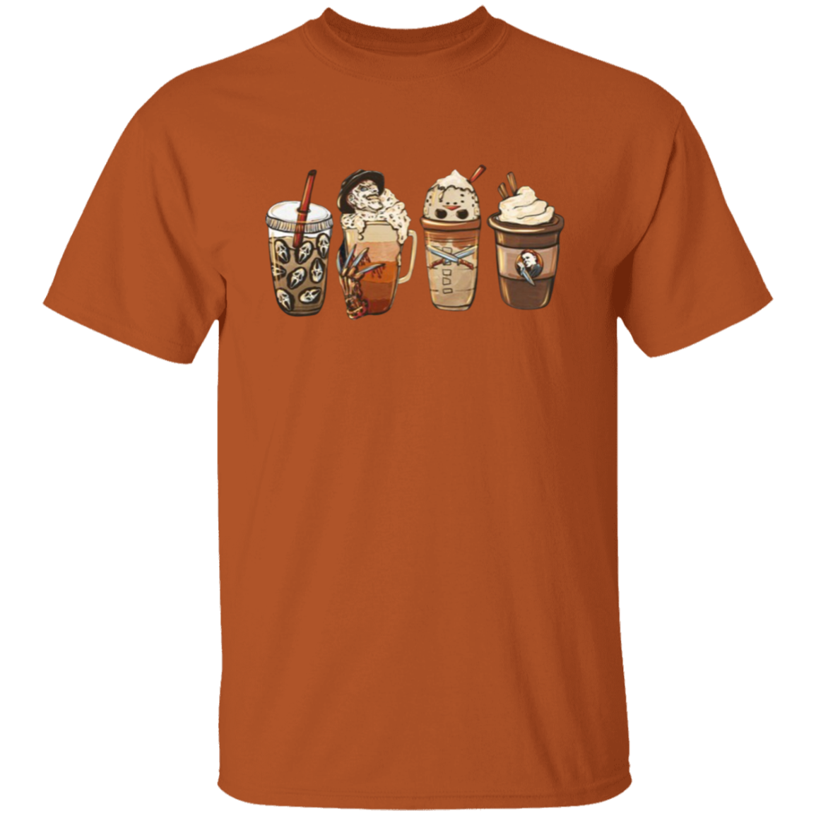 Monster Coffee Halloween T-Shirt