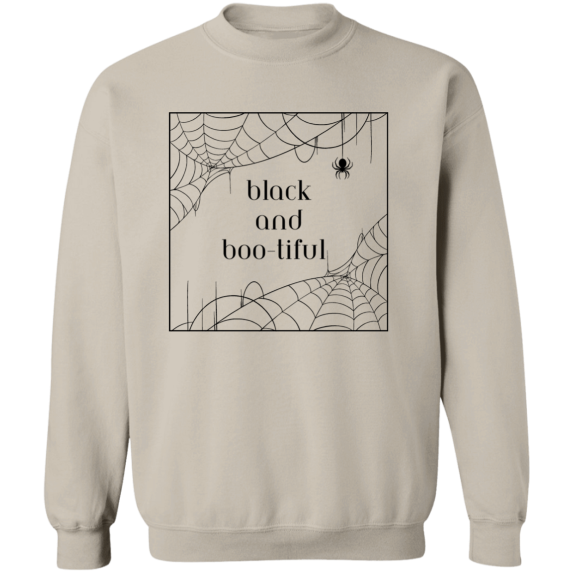 Black & Bootiful Halloween Pullover Sweatshirt