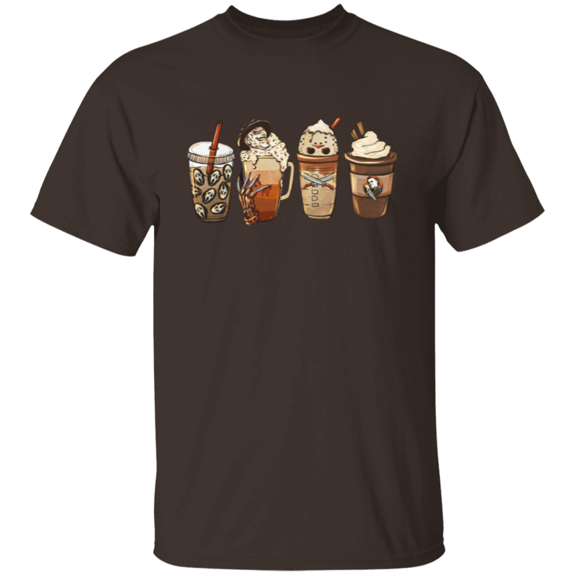 Monster Coffee Halloween T-Shirt