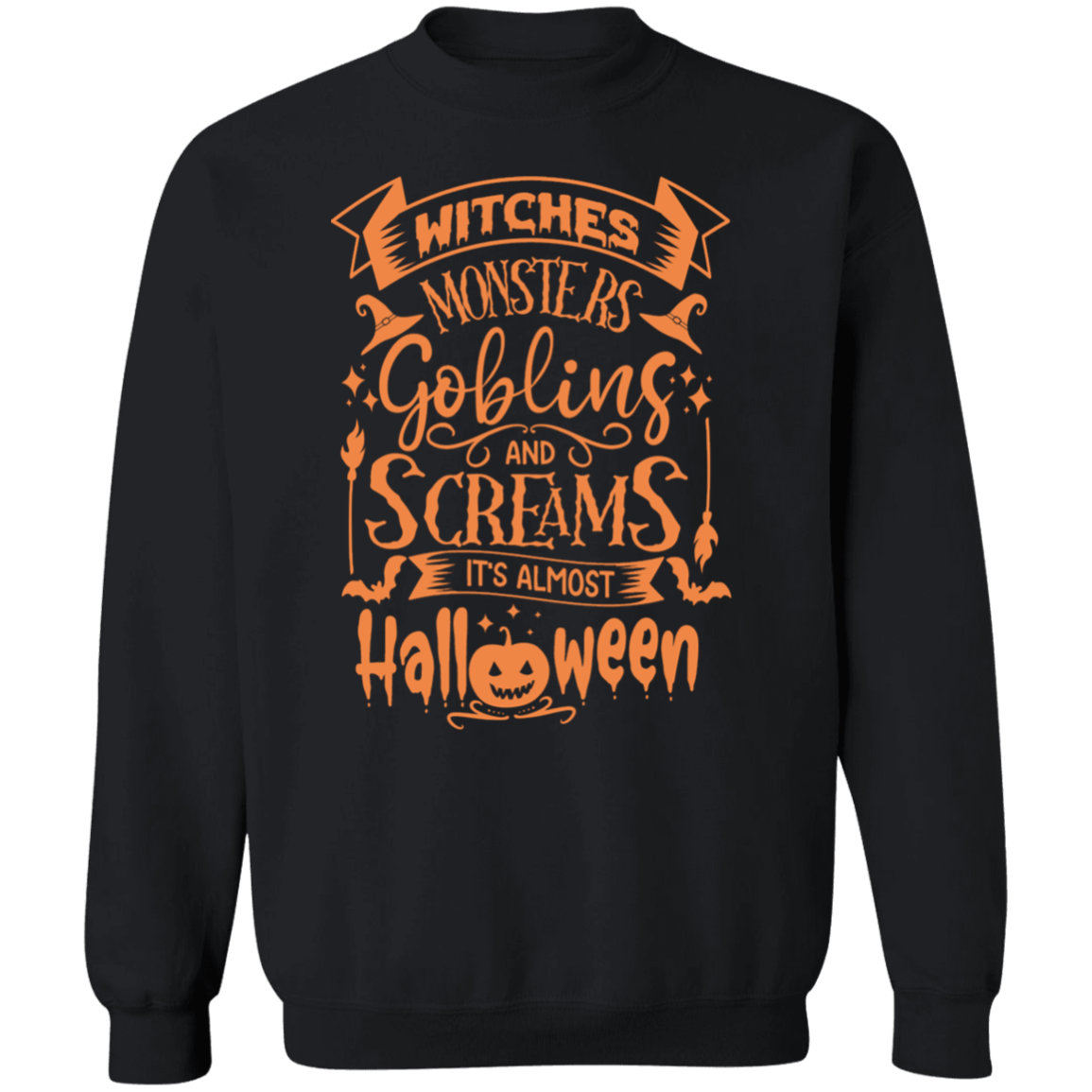Almost Halloween Pullover Sweatshirt
