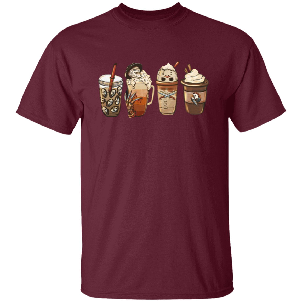 Monster Coffee Halloween T-Shirt