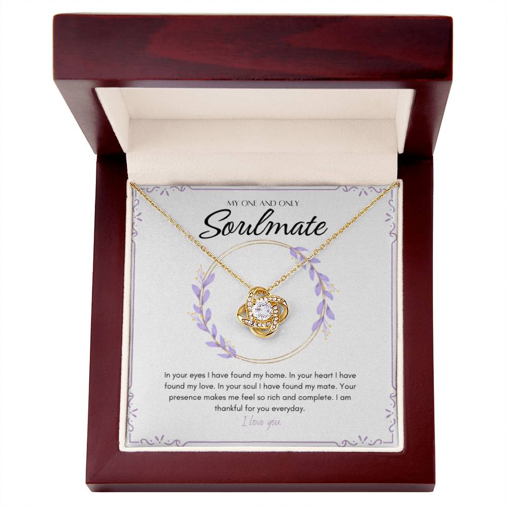Love Knot Necklace - My One And Only Soulmate