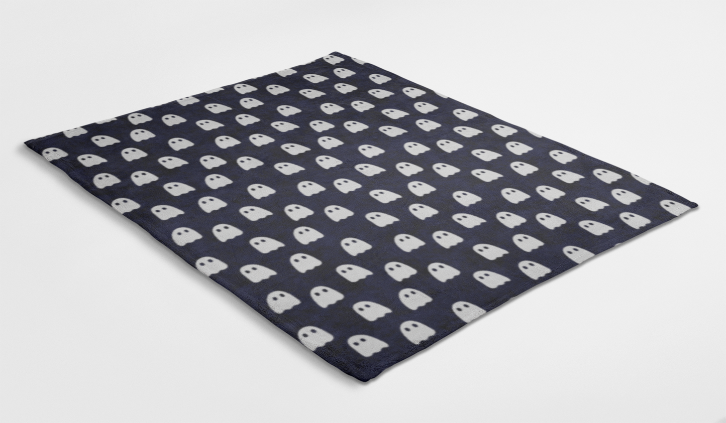 Ghost Halloween Cozy Plush Fleece Blanket - 50x60