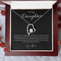 Forever Love Necklace - To My Daughter (Love Mom)