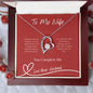 Forever Love Necklace - To My Wife