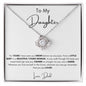 Love Knot Necklace - To My Daughter (Love Dad)