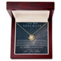 Love Knot Necklace - To My Soulmate (Yellow & White Gold Finish)