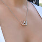 Interlocking Hearts Necklace - To My Soulmate