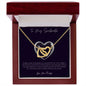 Interlocking Hearts Necklace - To My Soulmate