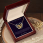 Interlocking Hearts Necklace - To My Soulmate