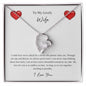 Forever Love Necklace - To My Lovely Wife (I Love You)