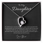 Forever Love Necklace - To My Daughter (Love Mom)