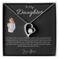 Forever Love Necklace - To My Daughter (Love Mom)