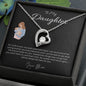 Forever Love Necklace - To My Daughter (Love Mom)