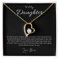 Forever Love Necklace - To My Daughter (Love Mom)