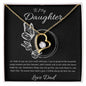 Forever Love Necklace - To My Daughter (Love Dad)