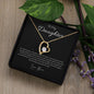 Forever Love Necklace - To My Daughter (Love Mom)