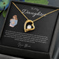Forever Love Necklace - To My Daughter (Love Mom)