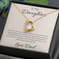 Forever Love Necklace - To My Daughter (Love Dad)