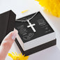 Stainless Cross Necklace - My Husband (Love You Always)