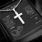 Stainless Cross Necklace - My Husband (Love You Always)