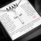 Stainless Steel Cross - To the Finest Man