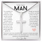 Stainless Steel Cross - To the Finest Man