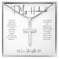 Stainless Cross Necklace - To My Husband