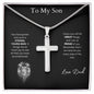 Artisan Crafted Necklace - To My Son (Love Dad)