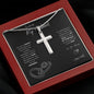 Stainless Cross Necklace - My Husband (Love You Always)