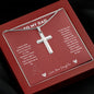 Stainless Cross Necklace - To My Dad (Love, Your Daughter)