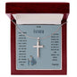 Stainless Cross Necklace - To My Father (Your Son)