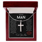 Stainless Cross Necklace - To the Finest Man