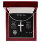 Artisan Crafted Necklace - To My Son (Love Dad)