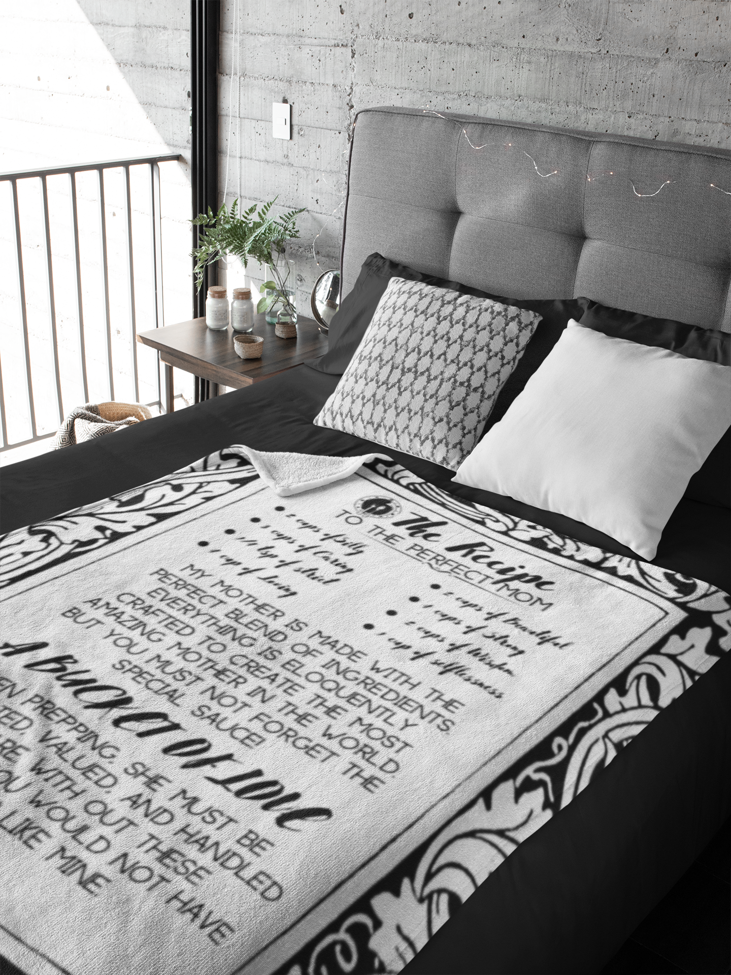 Recipe To The Perfect Mom Cozy Plush Fleece Blanket - 50x60