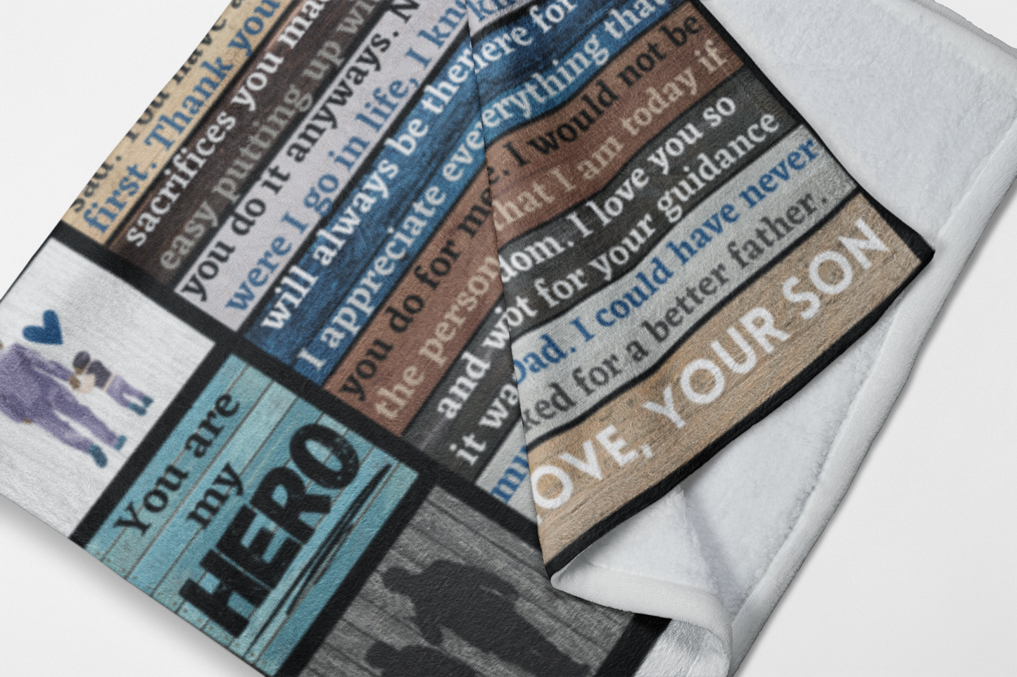 To The Best Dad Cozy Plush Fleece Blanket - 50x60