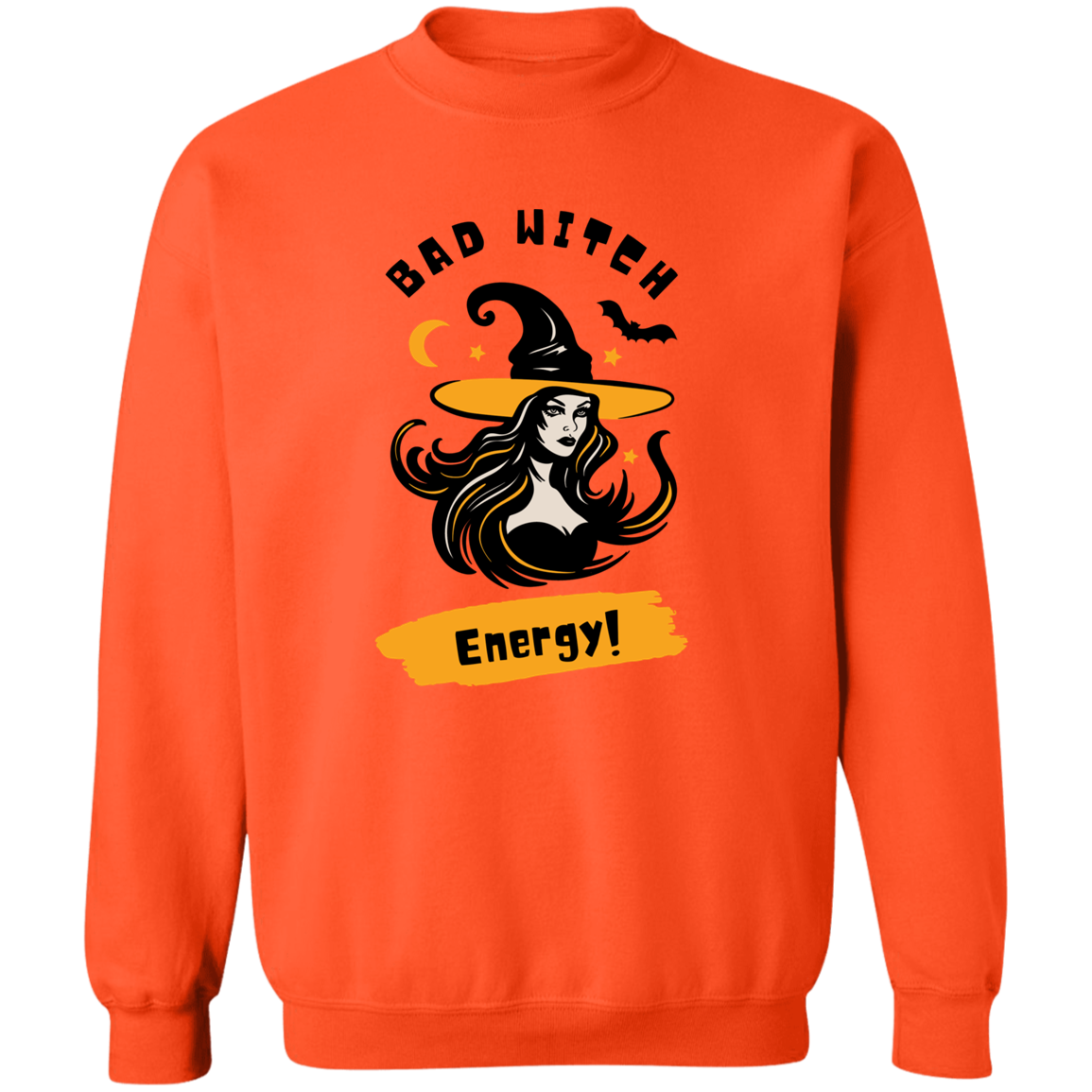 Bad Witch Halloween Pullover Sweatshirt