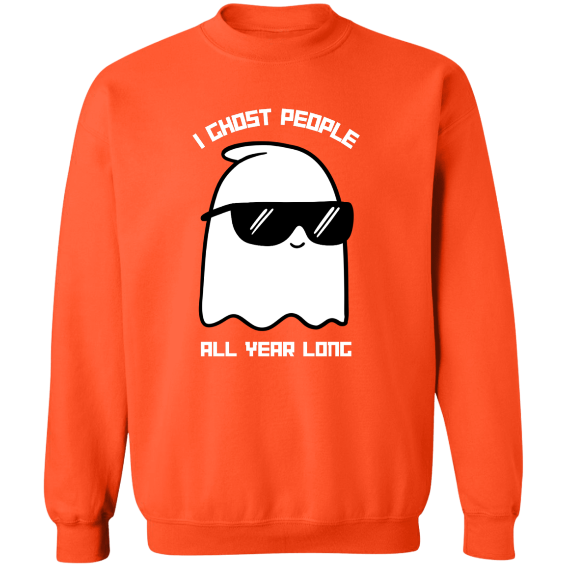 I Ghost People Halloween Pullover Sweatshirt