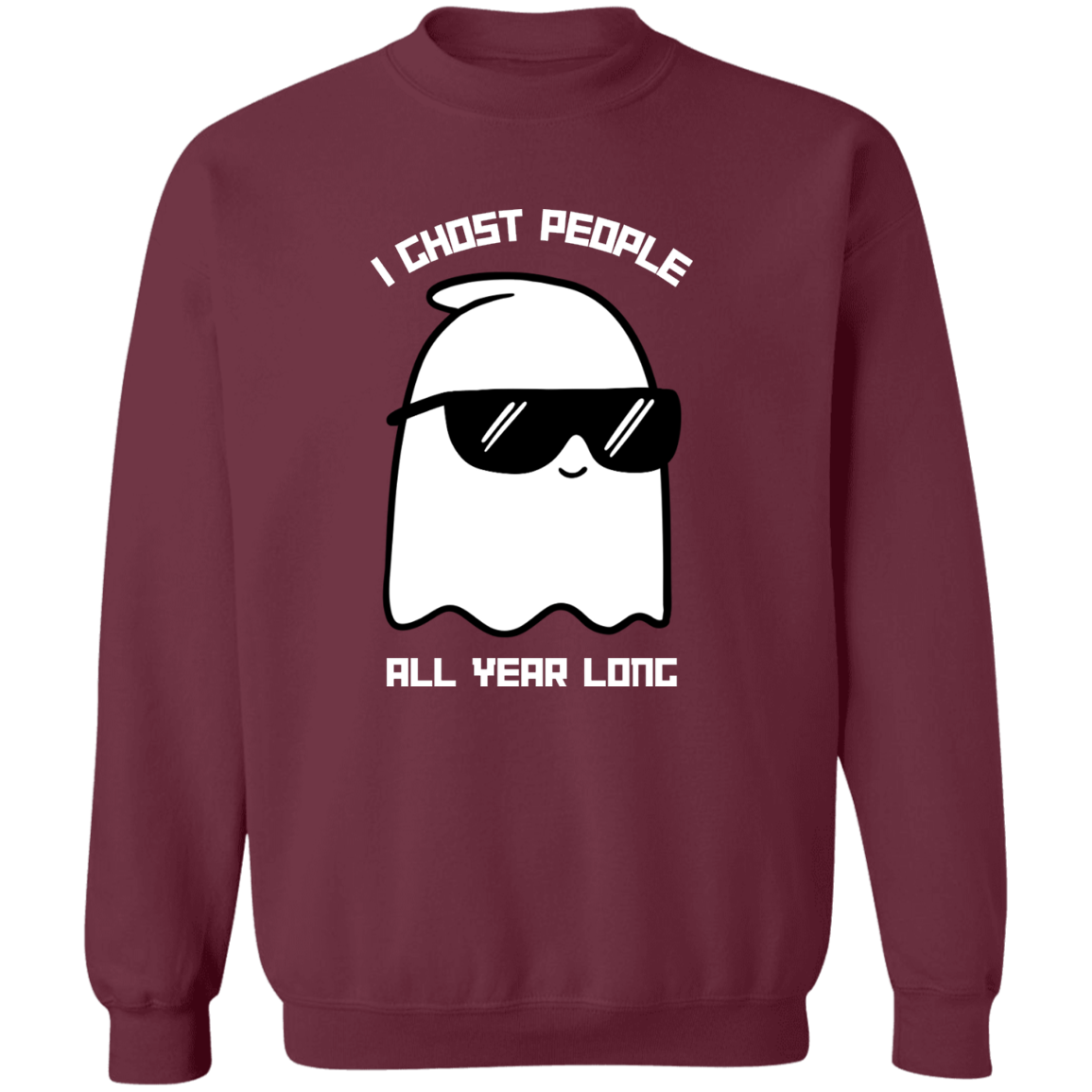 I Ghost People Halloween Pullover Sweatshirt