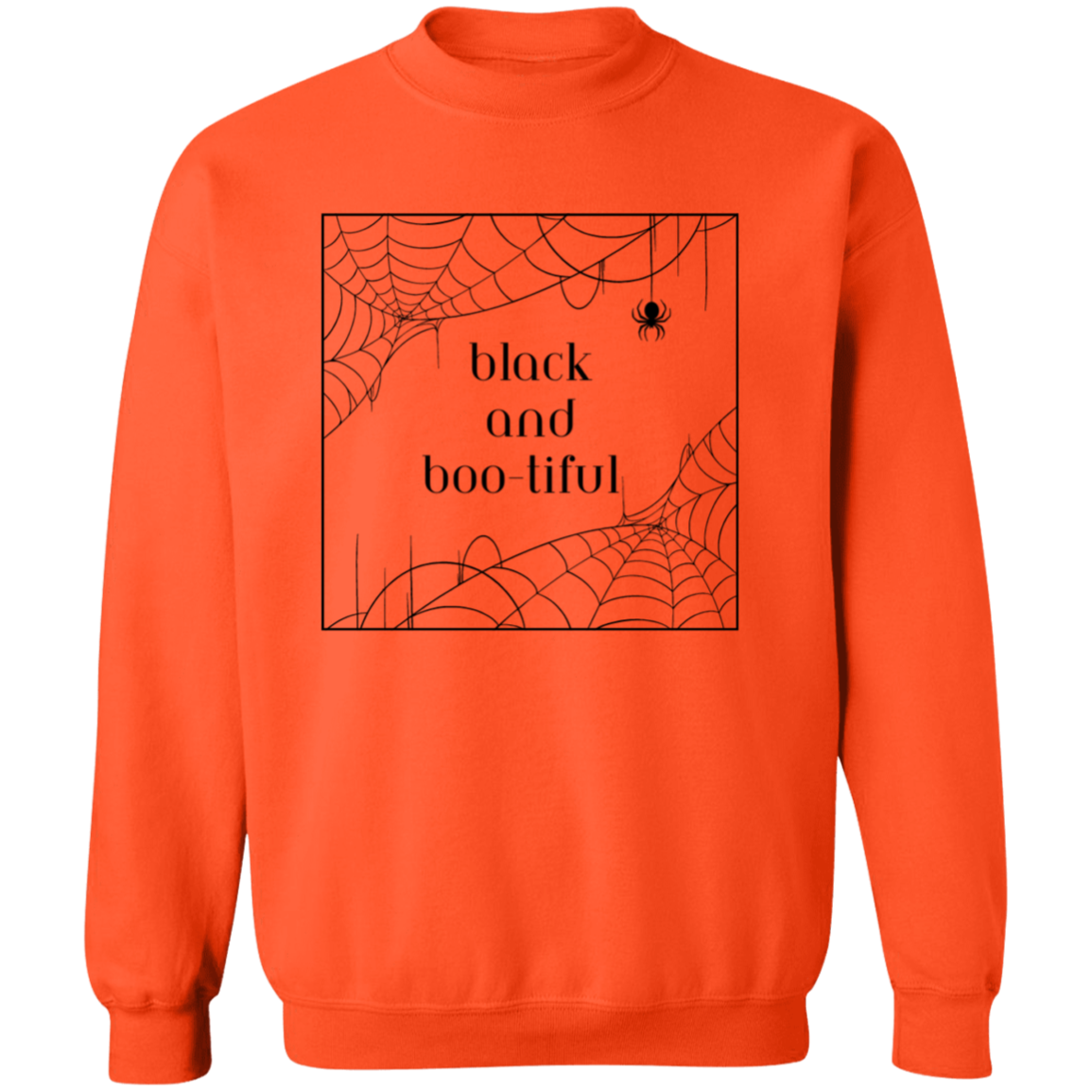 Black & Bootiful Halloween Pullover Sweatshirt