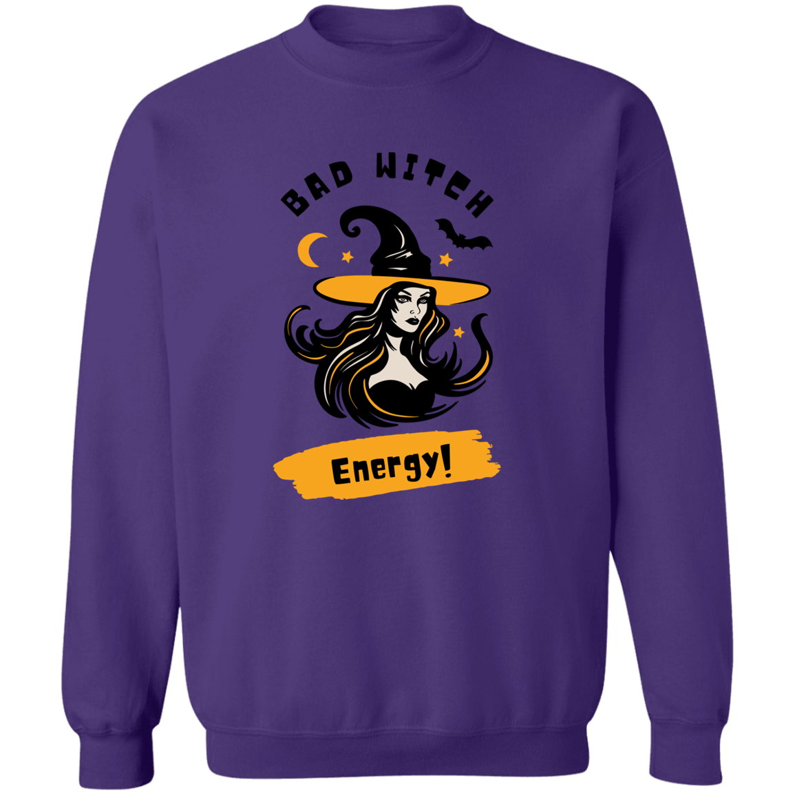 Bad Witch Halloween Pullover Sweatshirt