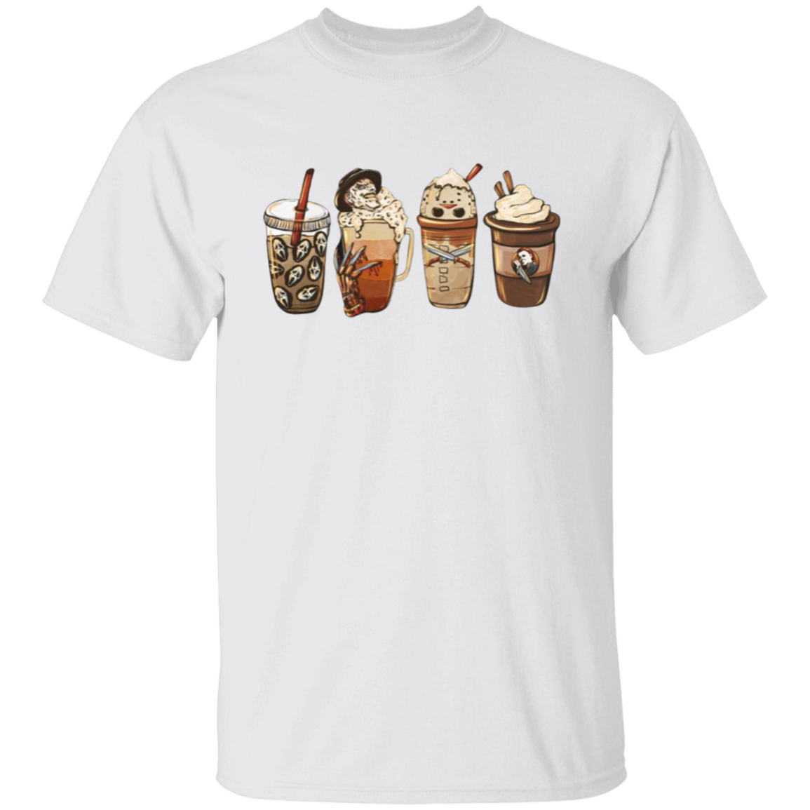 Monster Coffee Halloween T-Shirt