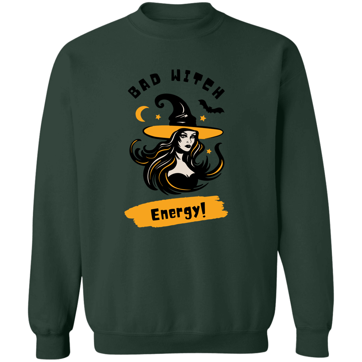 Bad Witch Halloween Pullover Sweatshirt