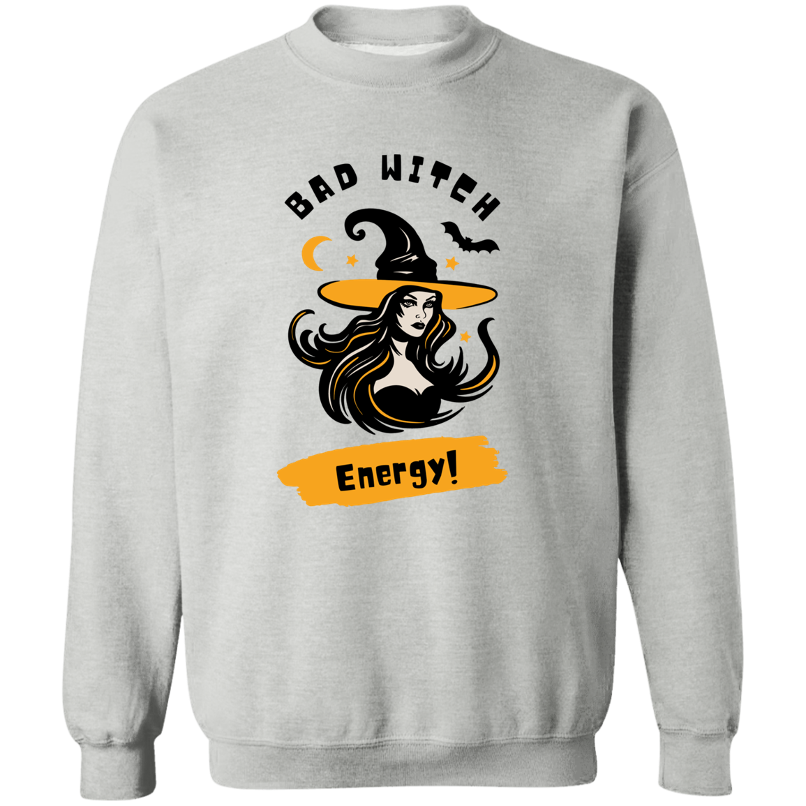 Bad Witch Halloween Pullover Sweatshirt