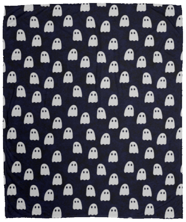 Ghost Halloween Cozy Plush Fleece Blanket - 50x60
