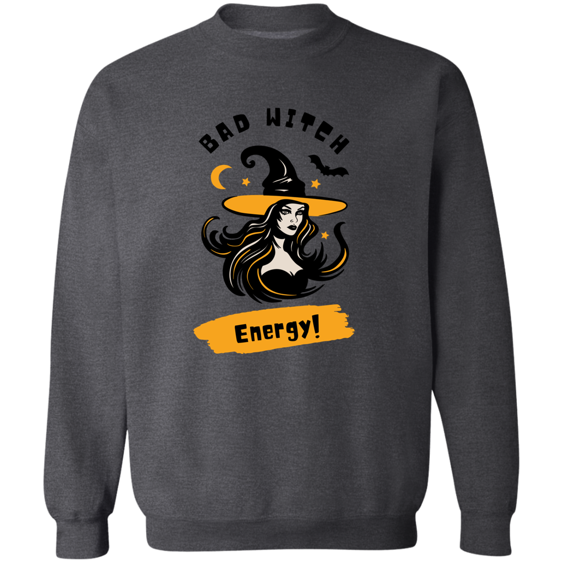 Bad Witch Halloween Pullover Sweatshirt